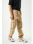Krem Baggy Kargo Pantolon Cepli 4