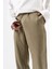 Erkek Haki Kumaş Pantolon Ince ve Esnek 3