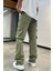 Erkek Haki Baggy Kargo Pantolon 4