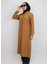 1633 Tunik Önden Düğmeli Beli Bağlamalı Cebi Taşlı Tunik Qys Tunik #247-03# 1