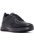 Erkek Siyah Bağcıklı Deri Casual Sneaker 25WFD675818 6