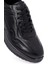 Erkek Siyah Bağcıklı Deri Casual Sneaker 25WFD675818 9