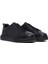 Erkek Siyah Bağcıklı Kalın Tabanlı Deri Sneaker 25WFD675014 3