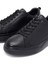 Erkek Siyah Bağcıklı Kalın Tabanlı Deri Sneaker 25WFD675014 10