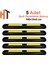 5'li şerit sınırlama butonu 100x15x6 cm esnek pvc- set 1