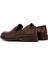 Erkek Kahverengi Deri Klasik Loafer 25WFD750518 5