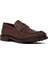 Erkek Kahverengi Deri Klasik Loafer 25WFD750518 6