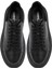Erkek Siyah Bağcıklı Kalın Tabanlı Deri Sneaker 25WFD642518 7