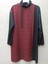 Bağcıklı Önü ve Etek Ucu Düğmeli Dik Yaka Tunik Qks 61057 Tunik #22-10# 2