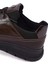 Erkek Kahverengi Bağcıklı Deri Casual Sneaker 25WFD650014 10