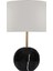 Poınt Siyah Mermer Masa Lambası-Krem Başlık 1