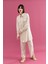 25100 Önü Çıtçıtlı Cep Kapağı Taş Detaylı Gömlek Yaka Uzun Pantolonun Beli Lastikli Ikili Takım #02-25# 3