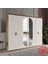 Soho 6 Kapaklı Bazalı Gardırop Tamamı Mdf 1