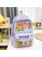 Sevimli Büyük Kapasite Capya Sırt Çantası Nefes Alabilir Ultra Light Öğrenci Schoolbag Karikatür Naylon Kitap Çanta Kırtasiye Okula Geri Renk: L-Purple (Yurt Dışından) 1