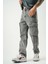 Gri Baggy Kargo Pantolon 4