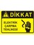 Dikkat Elektrik Çarpma Tehlikesi Levhası 1