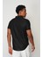 Siyah Regular Fit Kısa Kol Erkek Gömlek E1017 5