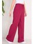 Beli Lastikli Pantolon Bordo - 27074 4