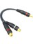 2 Dişi 1 Erkek Rca Anfi Kablosu 15 cm – Profesyonel Ses Çoğaltıcı 4