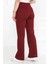Şerit Detaylı Spor Pantolon Bordo - 27084 5