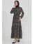 Belden Bağlamalı Elbise Ekru - 27496 4