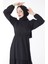 Beli Bağcıklı Elbise Siyah - 27303 3
