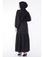 Beli Bağcıklı Elbise Siyah - 27303 5