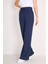 Beli Lastikli Pantolon Lacivert - 27074 2