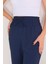Beli Lastikli Pantolon Lacivert - 27074 5