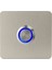 Z402M Paslanmaz 304 Kare Zil Butonu 60X60MM Mavi LED 1