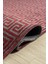 Ares Kırmızı Antrasit Halı Yıkanabilir Kaymaz Taban Şönil Kilim Dokuma Pamuk Taban Kilim NV04 4