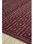 Ares Kırmızı Antrasit Halı Yıkanabilir Kaymaz Taban Şönil Kilim Dokuma Pamuk Taban Kilim NV04 5