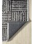 Ares Gri Antrasit Halı Yıkanabilir Kaymaz Taban Şönil Kilim Dokuma Pamuk Taban Kilim NV01 50 x 80 cm 3