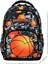 Ultra Lüks Erkek Çocuk Ortopedik Su Geçirmez İlkokul Çantası Termal Beslenme+Kalemlik Basketball Tasarım 2