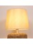 Mylamp Rose Bej Kumaş & Rattan Masa Lambası 30X50 cm 5