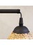 Mylamp Koza 43X24X17 Cm. Siyah Rattan Masa Lambası 2