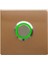 Z-201ABY Bronz Paslanmaz Tek Kontak Zil Butonu Yeşil LED 1