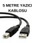 5 Metre Yazıcı Kablosu – USB Tip A To USB Tip B, Uzun ve Dayanıklı 1