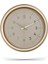 Gold Kasa Krem Çerçeve Duvar Saati 37 cm 2