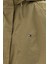 Logolu Su Itici Relaxed Fit Gizlenebilen Kapüşonlu Ceket Bayan Ceket WW0WW46444 Rfn 4