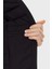 New Vona Kapitoneli Regular Fit Bisiklet Yaka Logolu Mont W5YL13WHDQ0 Bayan Mont W5YL13 Whdq0 Jblk 6