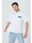 %100 Pamuk Erkek Relax Fit Rahat Kalıp Bisiklet Yaka Basic Düz Kısa Kollu Baskılı Tişört TNT-011 5