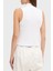 Pamuklu Slim Fit Fermuarlı Dik Yaka Logolu Top LV047C909GYAA Bayan Top LV047C909G Yaa 3