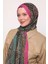 Fuşya Luven Sara Etnik Desenli Şal 3