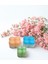 Dörtlü Bubble Üçlü Set Soft Pastel Renkli Mum 1