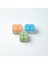 Dörtlü Bubble Üçlü Set Soft Pastel Renkli Mum 2