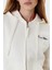 Logolu Pamuklu Regular Fit Kapüşonlu Crop Sweat Bayan Sweat WW0WW45742 Ya8 4