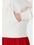 Logolu Pamuklu Regular Fit Kapüşonlu Crop Sweat Bayan Sweat WW0WW45742 Ya8 5
