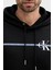 Logolu Şerit Detaylı Regular Fit Kapüşonlu Sweat LV04RC289GUB1 Erkek Sweat LV04RC289G Ub1 3
