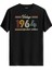 Klasik Vintage Tişört 1964 Tarihli Doğum Günü Hediyesi Bisiklet Yaka Vintage Tshirt 1